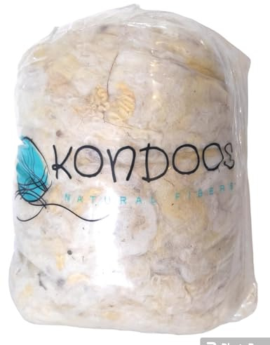 Rohwolle gewaschene Schafwolle mit Schmutz, Naturwolle für Plüschtiere, Kunsthandwerk, Kissen, Kissenfüllung, Nadelfilzen, Schulprojekte