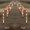 HAC24 8er Set LED Zuckerstange Weihnachtsdeko Lichterkette mit Timerfunktion Weihnachtsbeleuchtung Leuchtstab Batteriebetrieben Zeitschaltuhr Gartenleuchtstäbe Außenbeleuchtung