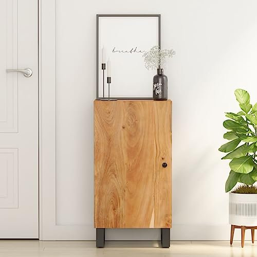 Schränke Anrichte Mehrzweckschrank Sideboard mit Tür 40x31x75 cm Massivholz Akazie