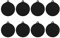 Lobamop 8 Pezzi per Uso Domestico in Silicone induzione fornello Protezione Tappetino Rotondo Piano Cottura Protezione Tappetino Isolante Pad 2 cm pentola Calda Tappetino