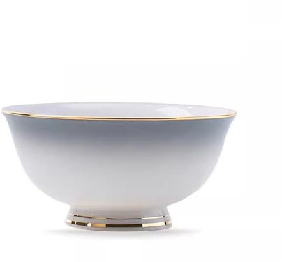 CCYENG Saladiers Bols Haut de Gamme, Assiettes, appareils électroménagers, Bols de Vaisselle en Porcelaine Fine de Luxe Moderne et léger, Bols à Riz à Pied Haut, Transparents Ce