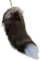 ASIEIT Riesiger flauschiger Fuchsschwanz-Schlüsselanhänger aus Kunstfell, niedlicher Tierschwanz-Schlüsselanhänger, Pelzanhänger, Schlüsselanhänger, Taschen, Anhänger, Schlüsselhalter, Schlü