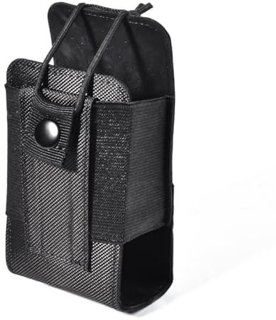 UAYESOK Molle Radio Pouch Walkie Talkie Holder for Belt, Adjustable Multi-Function Tactical Security Radio Holster for Motorola Baofeng Kenwood Icom Midland Retevis Yaesu President