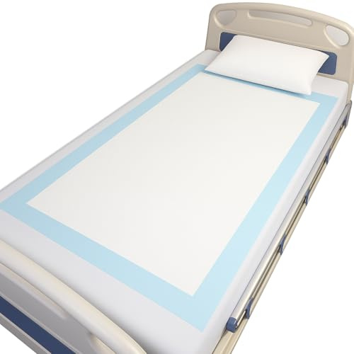 Pack of 10 XL 150 x 80 cm Incontinence Bed Pad Strong | Absorbent Full Size Bed Mattress Protector | Bed Wetting Protect Adults Bed Protection & Elderly Living Aid