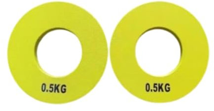 predolo 2X Fitness Fractional Plates für Hanteln und Sportzubehör, 0.5 Kg