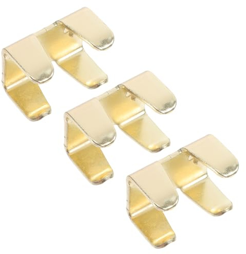 CIYODO 3pcs Heavy Duty Iron Double Rope Clamps for Ropes Smooth Surface Cable Grips for Climbing Sailing Dog Leashes Use