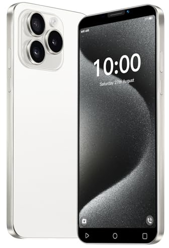 McMgc 3G Teléfono Barato, Pantalla IPS de 5.0 Pulgadas, 16GB ROM 128GB Ampliable, Android 9.0, Dual SIM, Doble Cámara (DP30 -White)