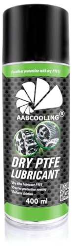 AABCOOLING Trockenes PTFE-Schmiermittel 400 ml - Modernes Fahrrad-Trockenschmiermittel für Naben, Lager, Pedale und Mechanik - Schmutzabweisend, leichtgängig, ideal für MTB und Trekking