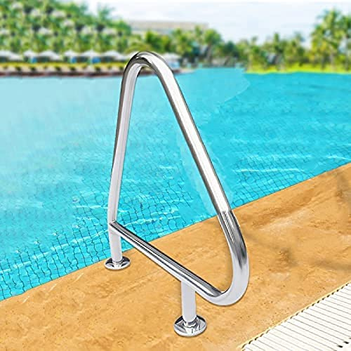 Piscina a terra in acciaio inox montabile fino a 113 kg, set di accessori completo, copertura in nylon blu, 3 opzioni di spessore (1,0 mm) Colore: C