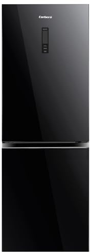 Corberó - Frigorífico Combi | CCHGL186NFN | 400 Litros | 187 cm | No Frost | Funciones Super, ECO y Vacaciones | Fresh Box | Cristal Negro