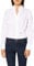 Seidensticker Damen City Langarm Slim Fit Kelchkragen Bügelfrei Bluse, Weiß, 38 EU