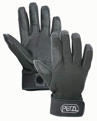 PETZL Unisex Cordex Klettersteighandschuhe, schwarz, L