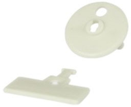 Düwi Kindersicherung Steckdosenschutz Kinderschutz + Inkl. Schlüssel, 10 Stück