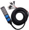 Pronomic Stage 6-Kanal Multicore SMC-15 4/2/2 XLR/AC (4x XLR Send, 2x XLR Return, 2x 230V/AC Schuko Steckdosen, 15m Länge) schwarz