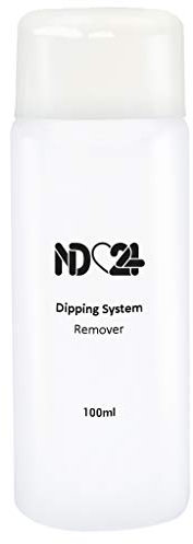 ND24 NailDesign® Dipping Powder Nails Entferner – Schonender Nagelkleber Entferner für Gelnägel & Kunstnägel – Einfache Anwendung zum Ablösen von Nail Dipping Powder & Gel Nägeln – 100 ml