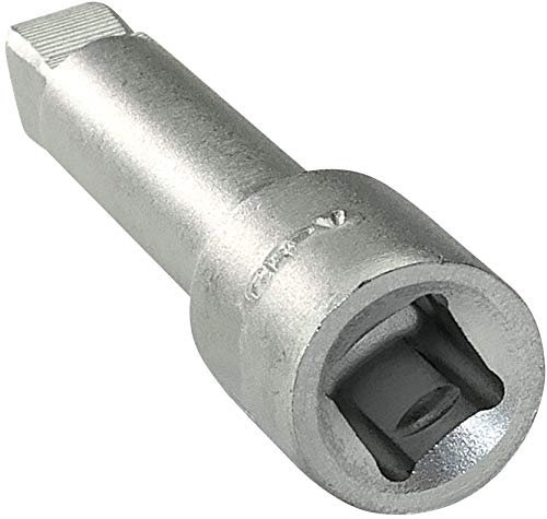 AERZETIX - Estensione/Prolunga/Punta - 1/4x50mm - per chiave a cricchetto manuale/pneumatico - Forma sferica di lato maschio - Adattatore per bussola con 4 lati - in acciaio CR-V - C45109