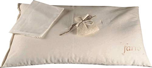 Hirschkissen STD 70 x 45 cm aus Dinkelspelz (Lavendel)