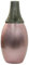 Rammento 30cm Pink & Grey Tall Ceramic Decorative Flower Vase - Two Tone Table Ornament with Shiny Finish, Ideal for Home or Office Decor, Perfect for Dried/Artificial Flowers - Not Suitable for Water