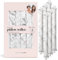 Kitsch Satin-Kissenrollen – weiche Lockenwickler, weicher als Seide, für alle Haartypen, flexibler, hitzefreier Lockenstab, 6 Stück, Marmor. Weiche Satin-Roller für Locken, für jedes Haar.