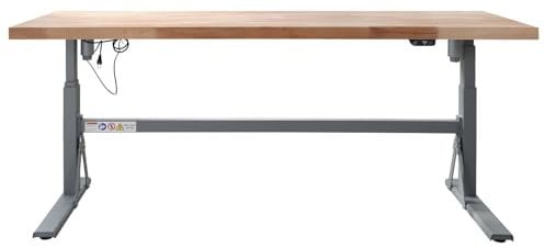 ADB Werkbank Heavy 2000x750x700-1170 RAL7037 Werktisch Arbeitstisch Packtisch