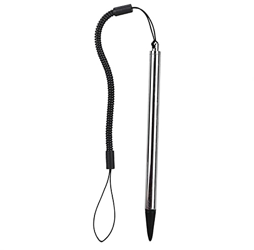 ciciglow Resistiver Stylus Stift, Touchscreen Eingabestift, Touch Pen mit Federseil, für POS, PDA, Industrie PC, Auto Navigatior, Nicht für aktuelle 3G Telefone, Tablets(Silver)