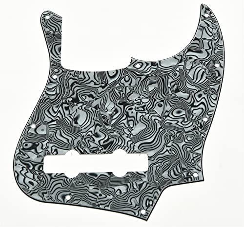 Pickguard Scratch Plate Zebra- Streifen Für 5 String Jazz J Bass Pickguard Scratch Plate