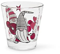 Excelsa Gnome Sweet Gnome Set 6 Verres à eau, Verre, Capacité: 250 ml