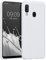 kwmobile Hülle kompatibel mit Samsung Galaxy A20e Hülle - weiches TPU Silikon Case - Cover geeignet für kabelloses Laden - Weiß matt