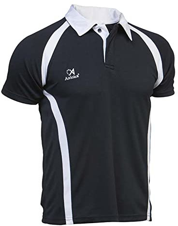 ASIOKA Roma, Camisa De Polo Hombre, Marino/blanco, XL