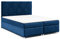 Best for Home Boxspringbett mit Bettkasten Trinity K-7 Bonellfederkern inkl. Topper 160x200 Blau