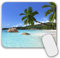 AOKSUNOVA Mauspad Klein Mousepad mit Motiv 240x200mm Standard-Größ Strand Bunt Mauspad