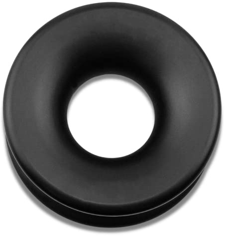 MARINEO Rundkausche Low Friction Ring Loop Aluminium Thimble hart-eloxiert extrem glatt (max. 20 mm Tau)