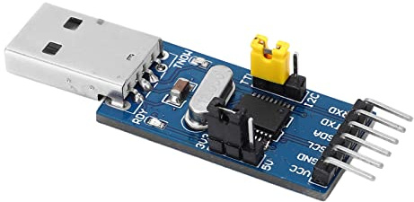 Septpenta USB Zu Iic I2C UART Konverter Adaptermodul, 50 BPS Bis 2 MBit/S, Mehrere Einstellbare Kommunikationsraten, USB Zu TTL Seriell, 5 V und 3,3 V Ausgänge, Geeignet für Serielle Daten