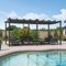 PURPLE LEAF Gazebo Pergola 2,9 x 5,5 M Alluminio Pergolato da Giardino con Tetto ha Scomparsa Per Giardino Pergolati Terrazzo e Attività Commerciale, Grigio chiaro
