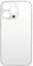 ELLENNE Carcasa Trasera Marco Compatible con iPhone 13 Pro – Back Cover Cristal Negro Blanco (Blanco/Blanco)