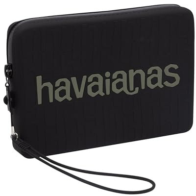 Havaianas Mini-Tasche für Damen, Mini-Tasche Logomania aus Gummi, Handtasche (Schwarz), Schwarz