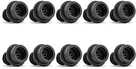 10 Pieces Silicone Sealed Wine Stopper Champagne Saver Stopper Vacuum Wine Saver Bottle Stopper ​for Wine Beverage Wine Saver Stoppers with Strong Suction