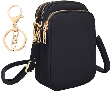 DHSBGWSX Bolso Bandolera Para Mujer Con Llavero, Ajustable Para Teléfono Móvil