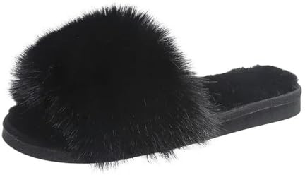 MPINGRTH Ciabatte Donna Pantofole Bianche Pantofole da Donna Pantaloncine-nero-40