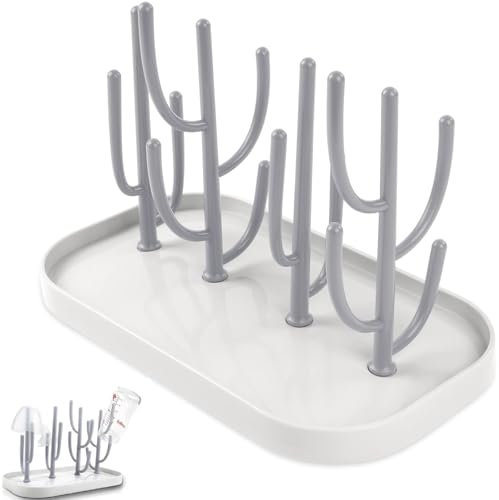 Baby Bottle Drain Rack,Feeding Cup Holder with Detachable Brackets,Multifunctional Bottle Storage Drying Rack,Reusable Baby Bottle Holder,Simple Easy to Use,Can Accommodate Items of Many Sizes