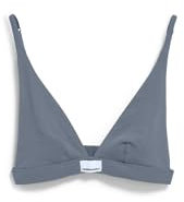 ARMEDANGELS Damen RIPP-Triangle Bralette aus Bio-Baumwoll Mix OSILAARI Rib Fitted Blue Stone