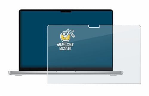BROTECT Entspiegelungs Schutzglas für MacBook Pro 14 2024 M4 / 2025 M5 Schutzfolie Panzer Folie Glas Matt [Extrem Kratzfest 9H, Anti-Reflex]