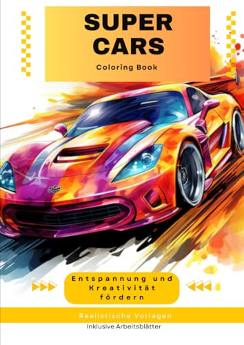 SUPER CARS: Coloring Book