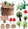 Set Décoration Gâteau Hérisson, Décoration Gâteau Anniversaire Enfants Animaux, Hérisson Gâteau Topper Figure Décor, Animaux Forêt Mini Ornement, Pour Garçon Fille Woodland Accessoires Thème Fête