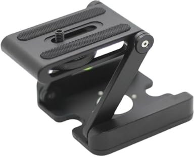 ZFlexs neigbarer Stativkopf, Aluminium-Schnellwechselplatte für Kameras und Zubehör