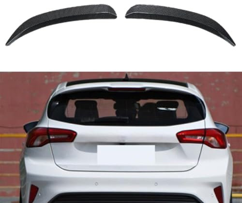 LMYFCL66 Heckspoiler Für Ford Focus ST Line Hatchback 2019+, Hinten Stamm Spoiler Flügel Deckel Hinten Schwanz Lip Spoiler Auto Zubehör, Carbon Fiber Pattern