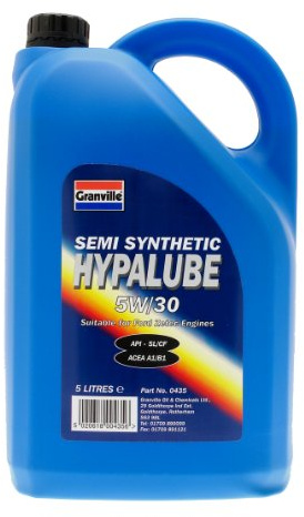 Granville 0435 5L Hypalube Semi Synthetic 5W/30 Engine Oil