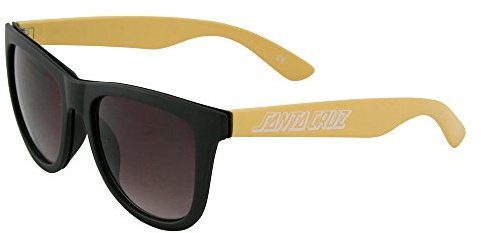 Santa Cruz Sunglasses Capitola, Custard/Black, One Size