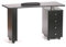 Urbanity Rio Large Professional Nail Station Salon Manicure Nail Polish Table Desk Black