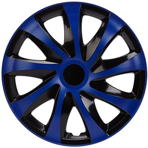 NRM KO252 Radzierblende Draco CS, Schwarz/Blau, 16 Zoll, 4er Set